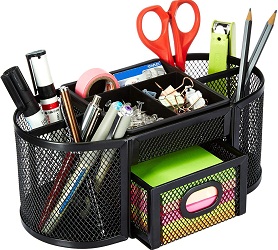 AmazonBasics Mesh Desk Organizer