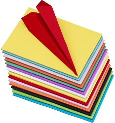 Pindia Premium Pack of 100 A4 Size Assorted Colour Sheets