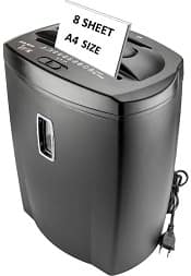 SToK 8 Sheet Cross Cut Paper Shredder