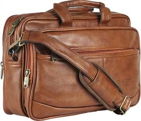 Thames by Lioncrown Faux Leather 14 inches Laptop Messenger Bag