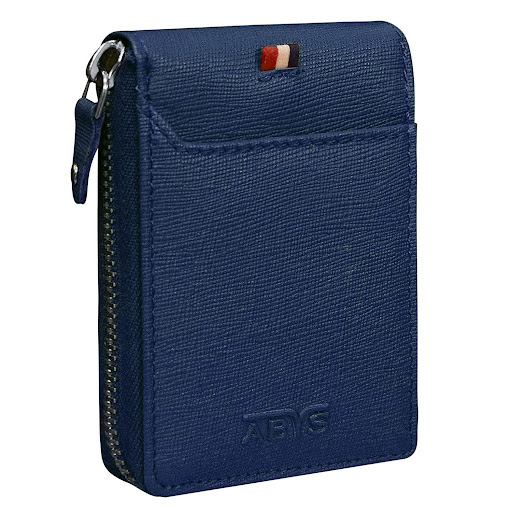 ABYS Genuine Leather RFID Blocking Card Holder