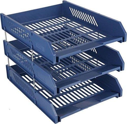 CARTSHOPPER Three Layer Plastic File Organizer