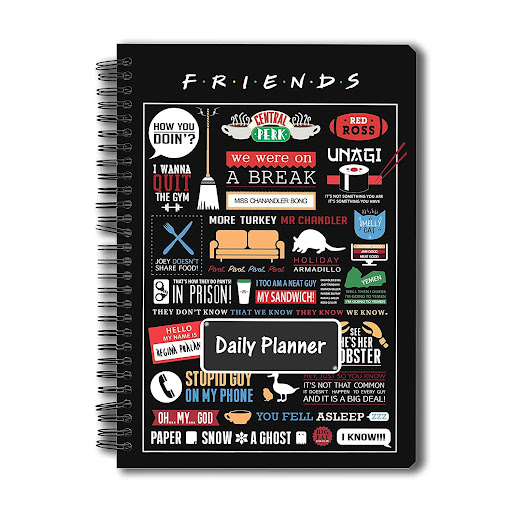MCSID Razz Friends Tv Series Infographic Daily Planner