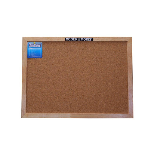 Roger & Moris Rubber Wooden Frame Cork Board 